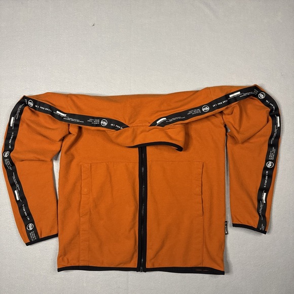 G-Star Men`s MED Lightweight Logo Tape Zip Through Sweater Logo Tape Sleeve Hits - Picture 7 of 11